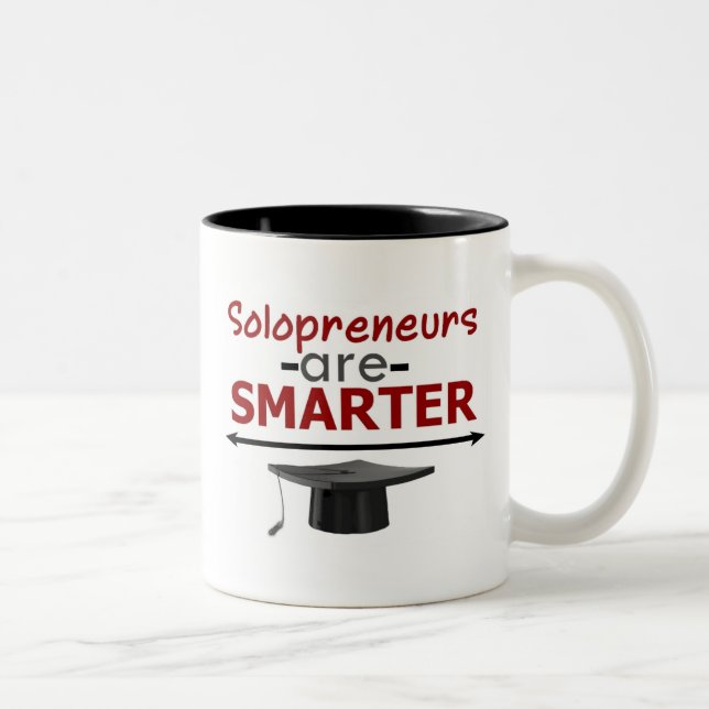 Solopreneurs är mer smart mugg (Höger)