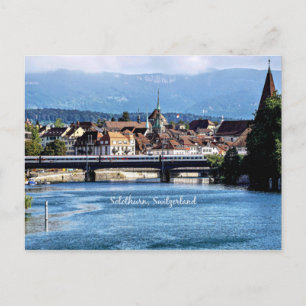 Solothurn, Schweiz-fotografi Vykort