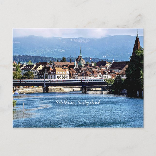 Solothurn, Schweiz-fotografi Vykort (Framsida)
