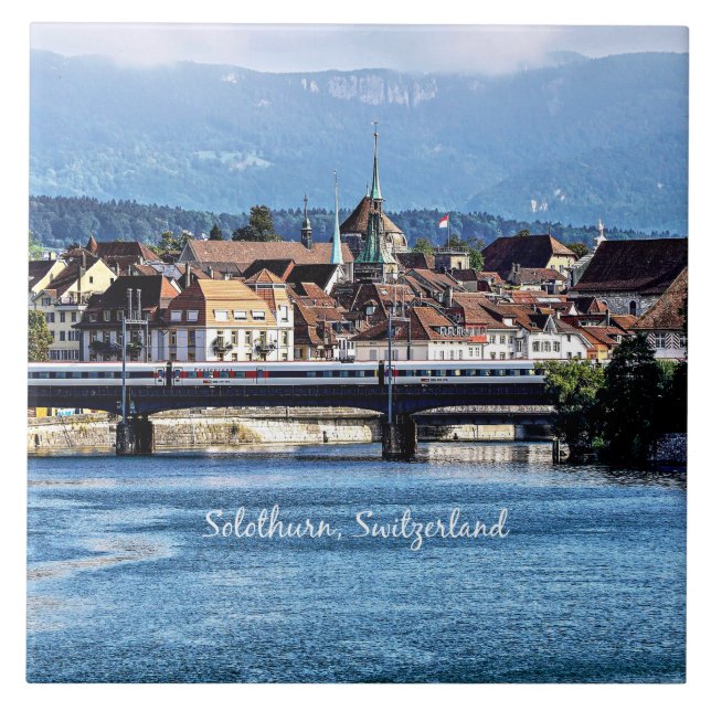 Solothurn, Schweiz Kakelplatta (Framsidan)