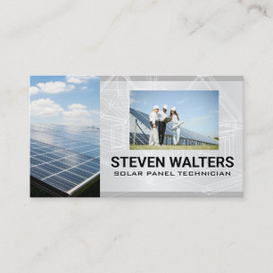 Solpanel Energitekniker Visitkort