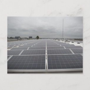 Solpanel Fält Vykort