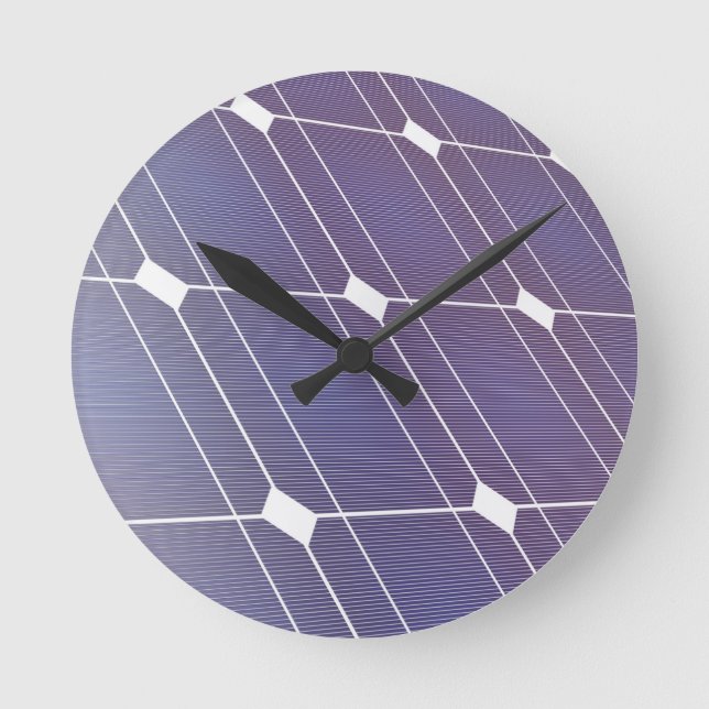 Solpanel Rund Klocka (Framsida)