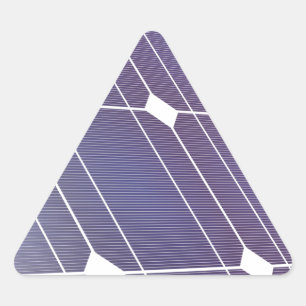 Solpanel Triangelformat Klistermärke