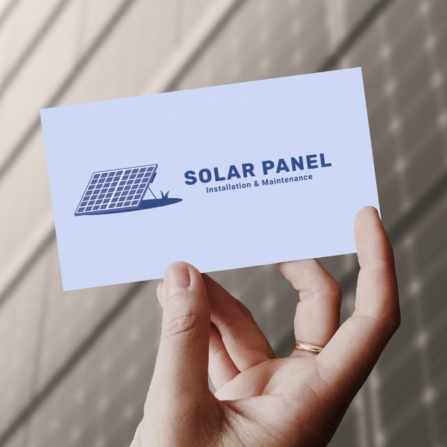 Solpanel Visitkort (Solar Panel Business Card)