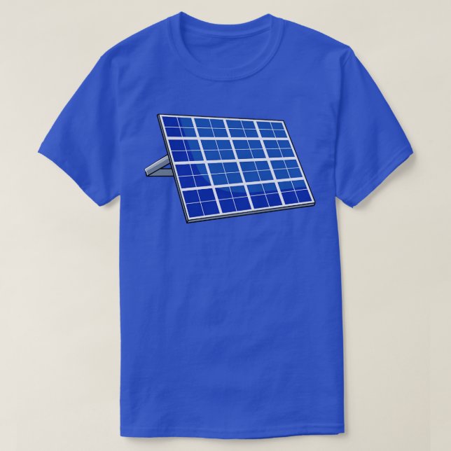 Solpaneler för förnybar energi t shirt (Design framsida)