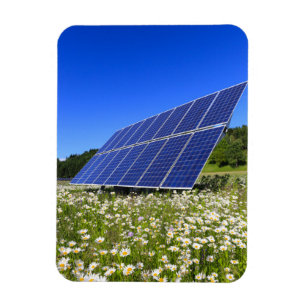Solpaneler Hållbar energi Magnet
