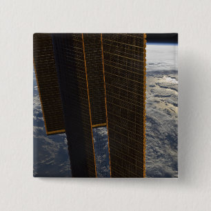Solpaneler i Internationell Space Station Knapp