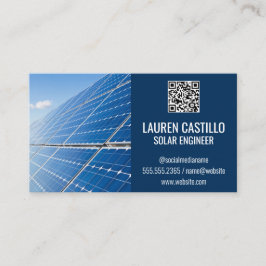 Solpaneler | QR-skanningskod Visitkort