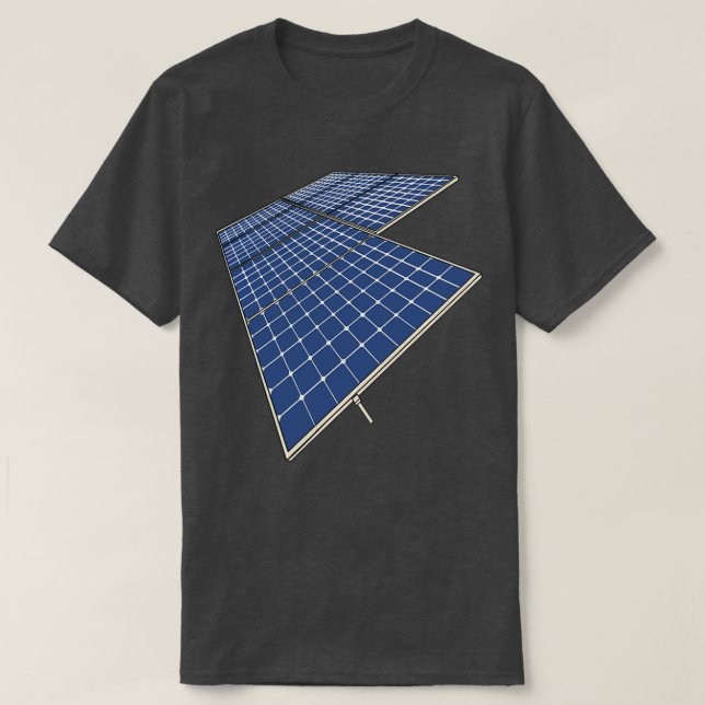 Solpaneler Solpaneler för förnybar energi T Shirt (Design framsida)