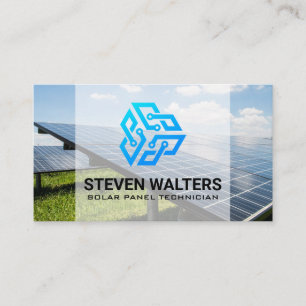 Solpanelsteknik Ren energi Visitkort