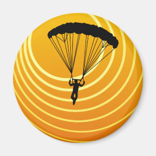 solplats som skydiving magnet