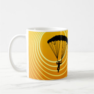 solplatsskydiver kaffemugg