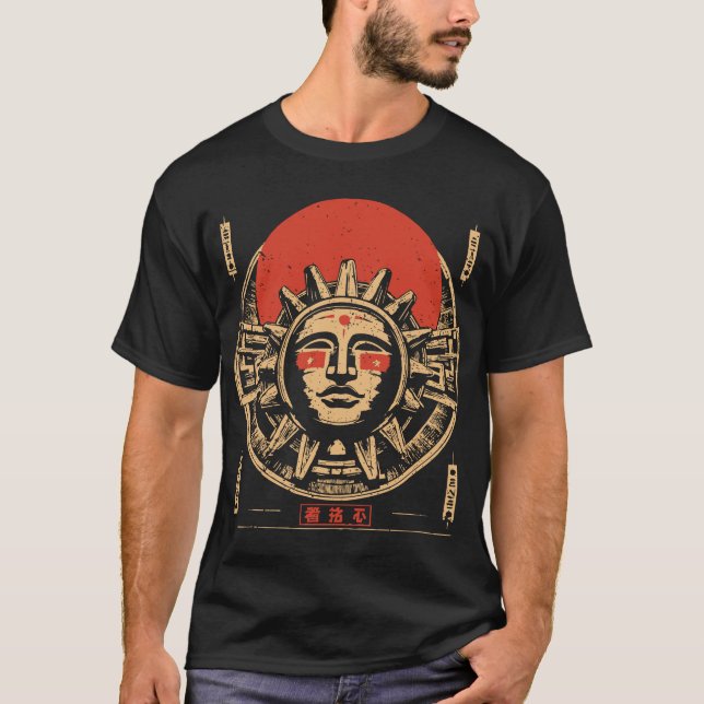 Solpuls: Aztec Echo T Shirt (Framsida)