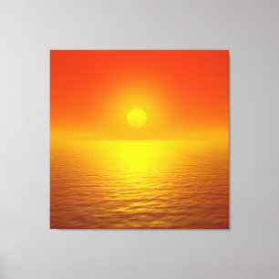 Solreflektion Canvastryck