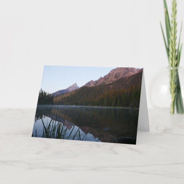 Solreflektion vid String Sjö I Kort (Framsida)