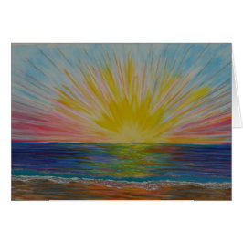 Solreflektioner Hälsningskort