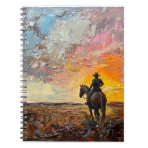 Solreflexer Cowboyanteckningsbok