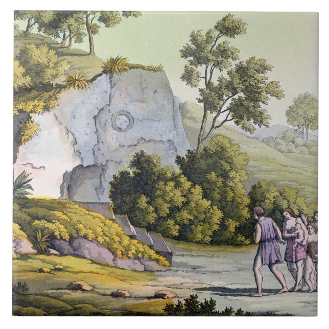 Solrelikskrin, Peru, från 'Le Kostymera Ancien et Kakelplatta (Framsidan)