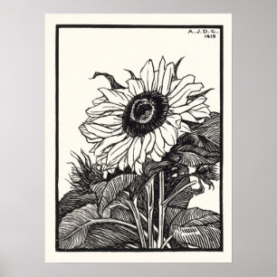 SolroJulie De Graag Dutch Artist Vintage Poster