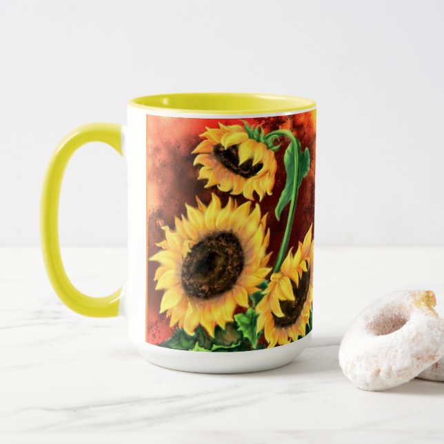 Solrokaffe Mugg (Med munk)