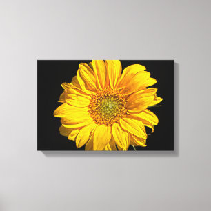 Solros 16,50 x 11 (41,25 x 27,5 cm) waccna canvastryck