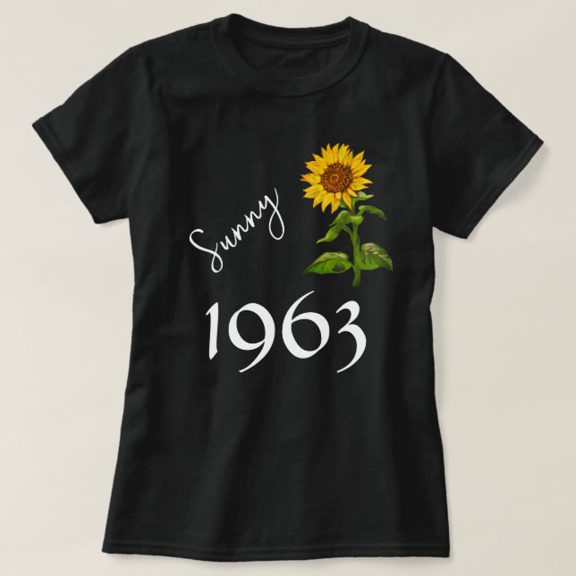 Solros 1963 t shirt (Design framsida)