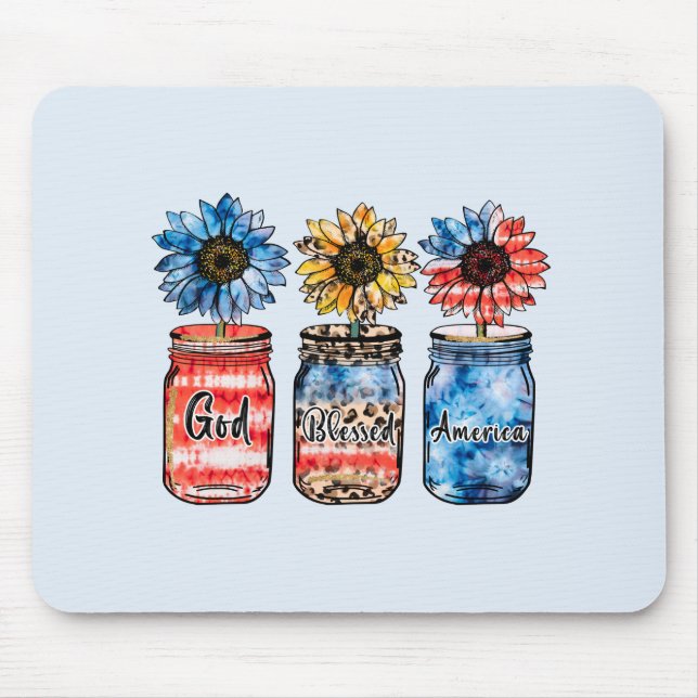 Solros 4:e juli | Gud välsigne Amerika Musmatta (Framsidan)