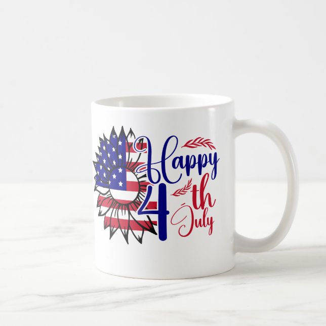 Solros 4:e juli kaffemugg (Höger)