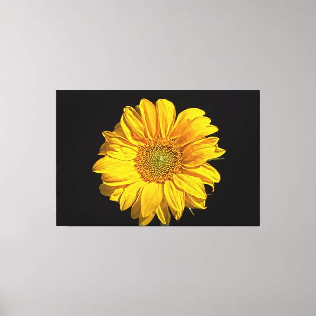Solros 60 x 40 (150 x 100 cm) waccna canvastryck (Framsida)