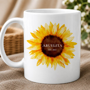 Solros Abuelita-mugg Mormorspresent Kaffemugg
