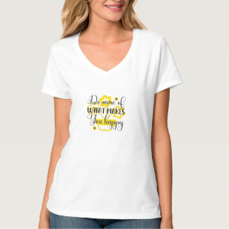 Solros Älskare | Gör mer av det som gör Lycklig T Shirt