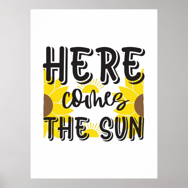 Solros Älskare | Här kommer Sol Poster (Framsidan)