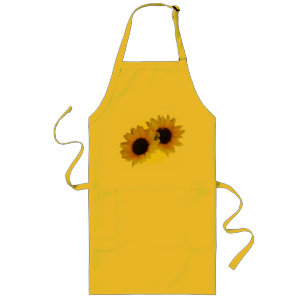 Solros Apron Sunny Solros BBQ Apron Långt Förkläde