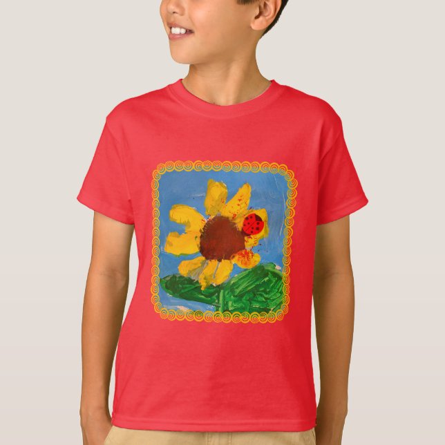 Solros "Art by Kids" T Shirt (Framsida)