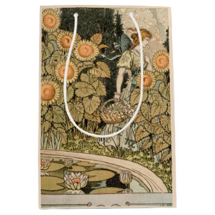 Solros Art nouveau Garden Grasset Woman