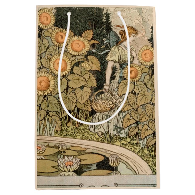 Solros Art nouveau Garden Grasset Woman (Framsidan)