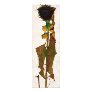 Solros av Egon Schiele Fototryck