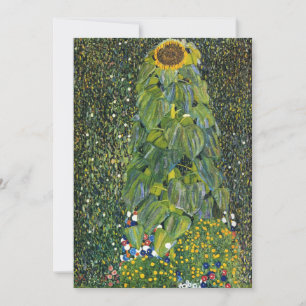 Solros av Gustav Klimt Tack Kort