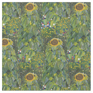 Solros av Gustav Klimt Tyg