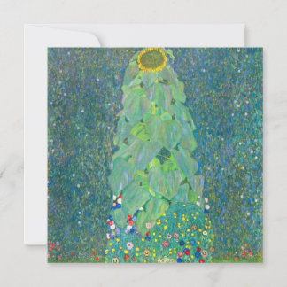 Solros av Klimt, Vintage blommor Art Nouveau