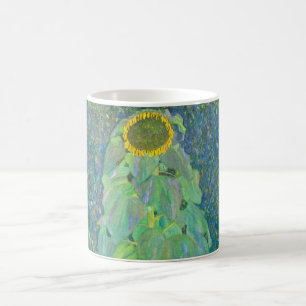 Solros av Klimt, Vintage blommor Art Nouveau Kaffemugg