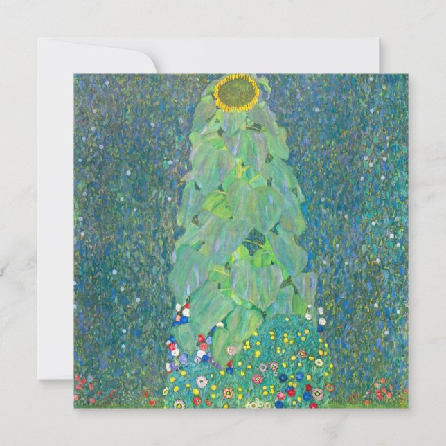 Solros av Klimt, Vintage Flowers Art nouveau (Framsida)