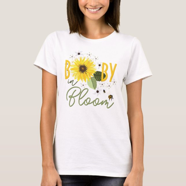 Solros Baby i Bloom T Shirt (Framsida)