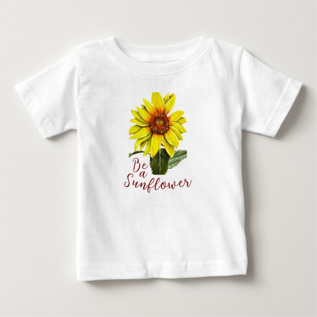 Solros Baby T-Shirt (Framsida)