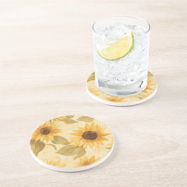 Solros Bliss Sandstone Underlägg (Sidan)