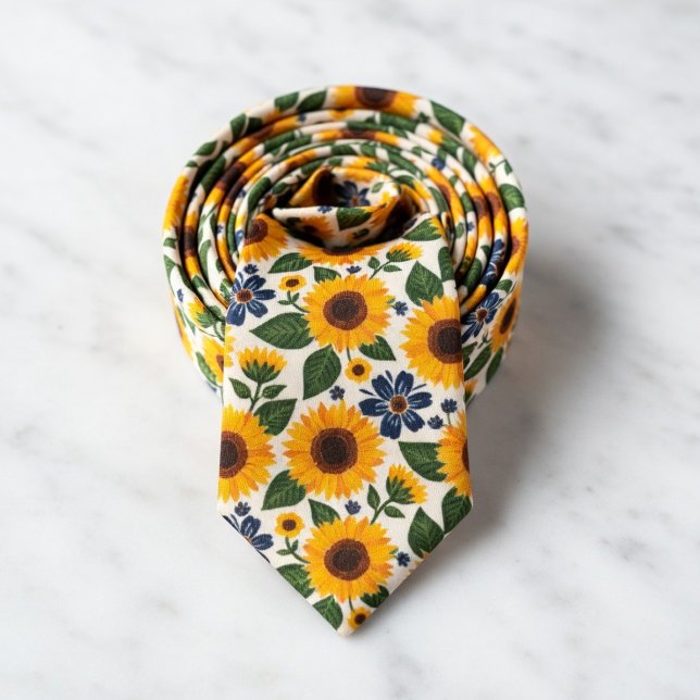 Solros Blommig Djärv Stugträdgård Slips (Skapare uppladdad)