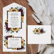 Solros Blommigt Land Rustic Fall Wedlings OSA