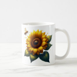 Solros Blommigt, sommar Kaffemugg