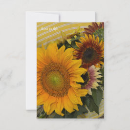 Solros Bouquet Anteckningskort